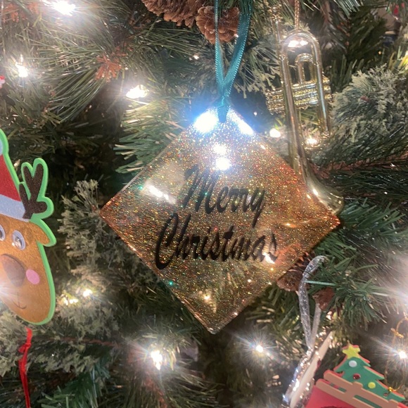 Handmade Resin Christmas Ornament - Picture 2 of 4